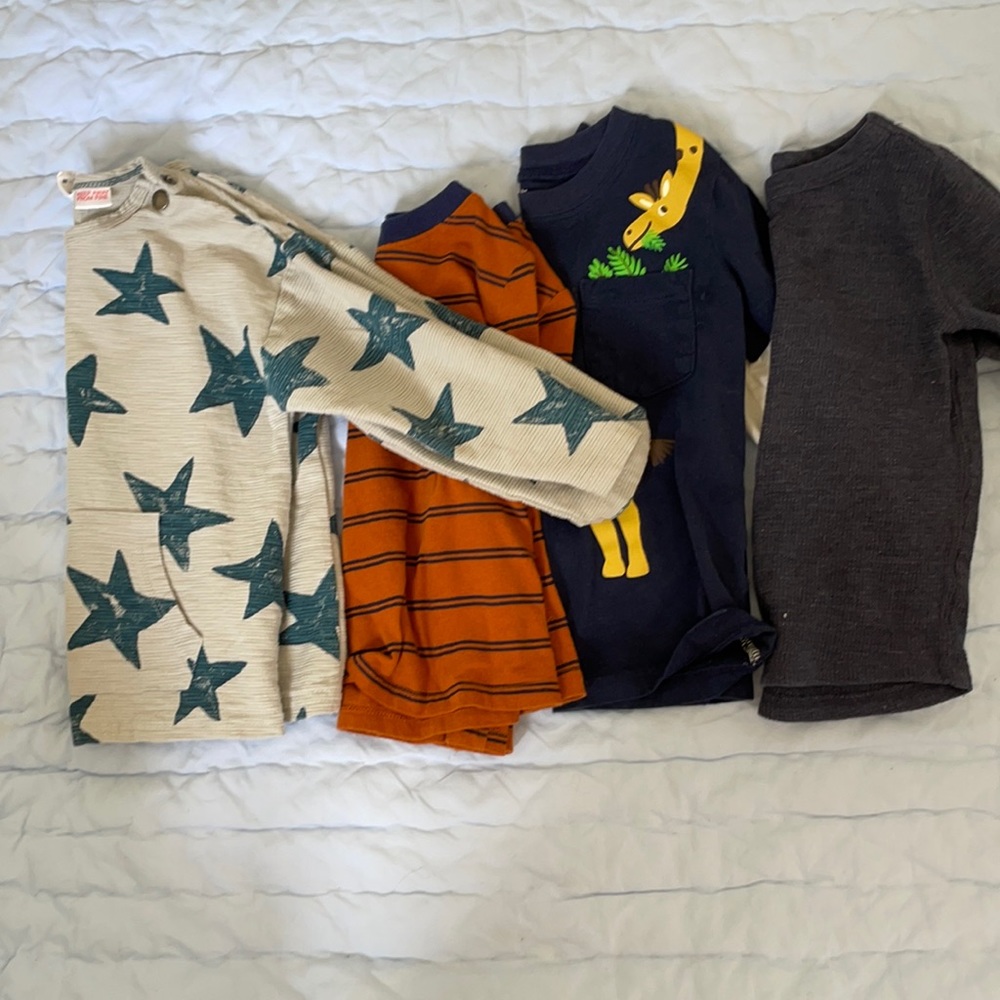 Toddler long sleeved shirt bundle